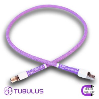 1 High end cable shop Tubulus Concentus Ethernet Cable RJ45 100Mbps 10Gbps shielded silver streaming audio