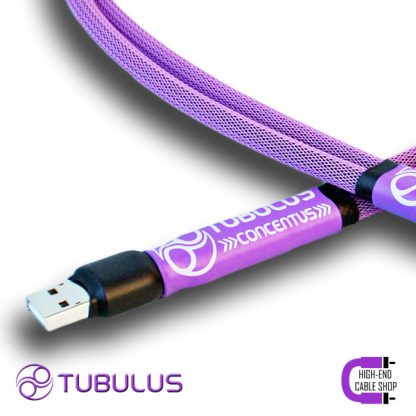 4 High end cable shop Tubulus Concentus USB Cable silver air insulation
