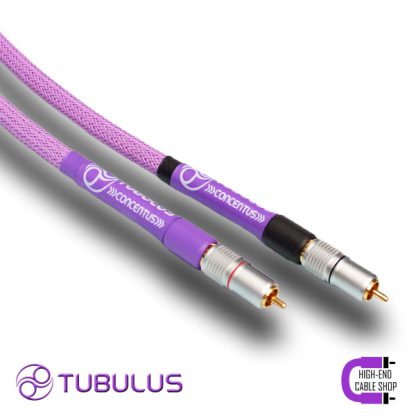 High end cable shop Tubulus Concentus Analog Interconnect rca cinch silver 2